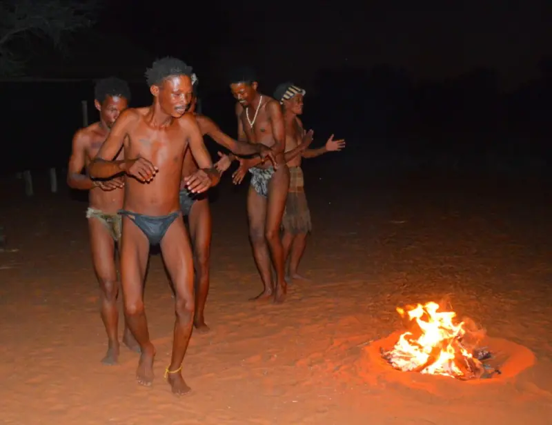 tibal dance Kalahari bushman