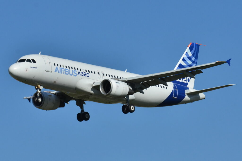 Airbus A320. Forrás: Wikimedia Commons