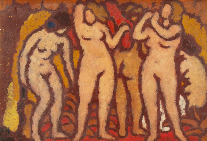 Rippl-Rónai József Fürdő nők című festménye