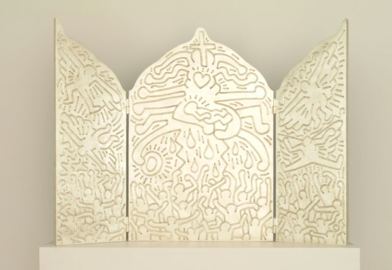 Keith Haring: Szárnyasoltár, 1990. Fotó: Ludwig Múzeum