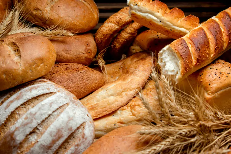 bread wheat flour gluten