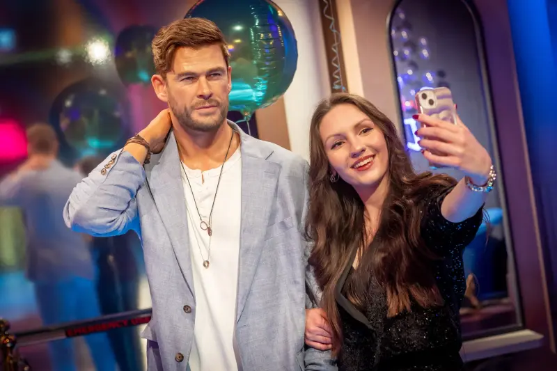 Chris Hemsworth a Madame Tussauds Budapestben