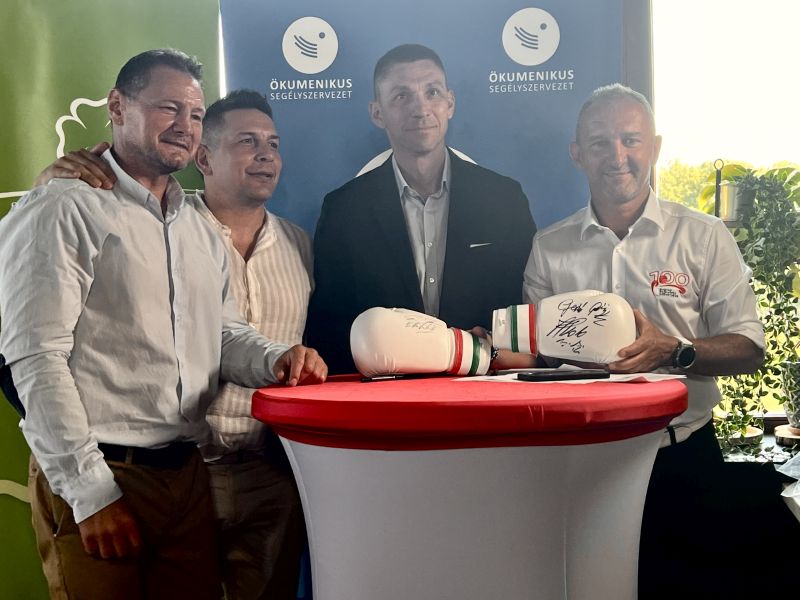 Erdei “Madár” Zsolt, Kótai Mihály és Balzsay Károly és Kovács Koko István. Fotó: Fekete Dániel / MÖS