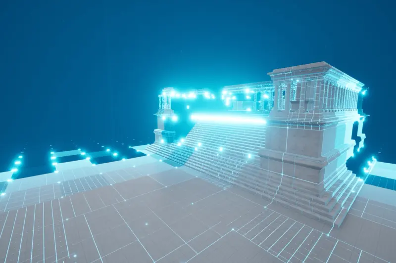 Digitalizálják a berlini Pergamon-oltárt. Digitalizálják a Pergamon-oltárt. Forrás: Siemens