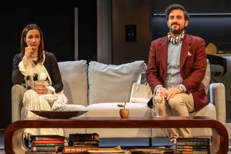 Balla Eszter és Szabó Kimmel Tamás a Tiszta őrületben. Fotó: Horváth Judit / Centrál Színház