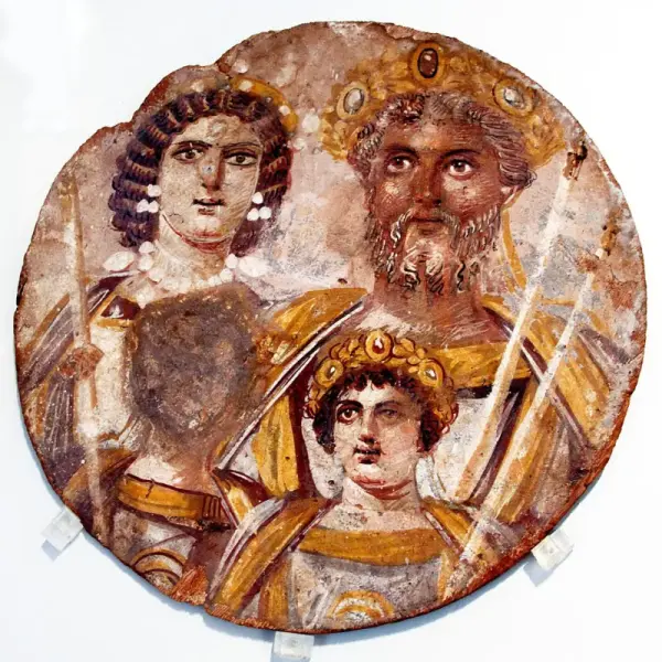 Septimius Severus, felesége, és két fiuk
