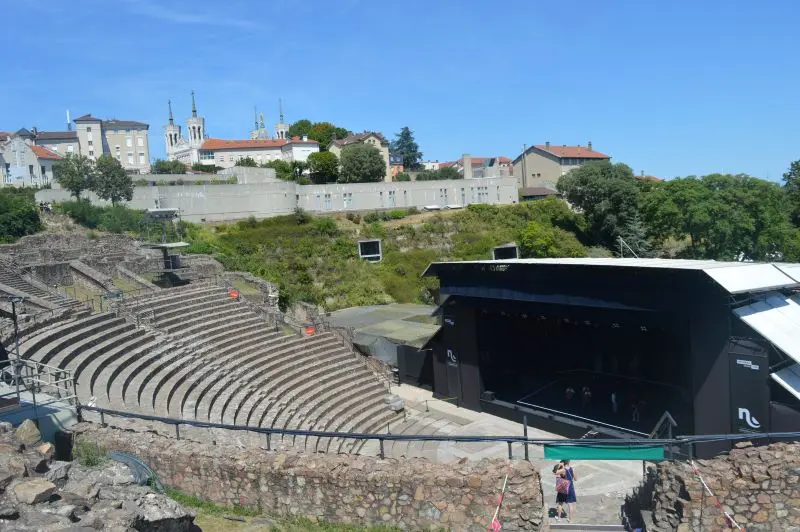 A római színház - ami az ókori Lugdunumból ma látható Lyonban
