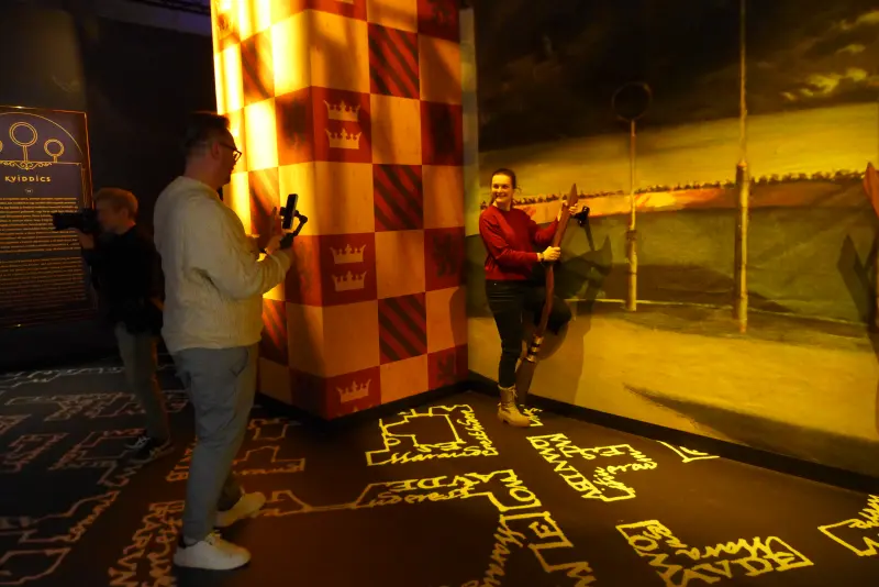 Petes-Varga Róbert, kviddics, Harry Potter-kiállítás, 2026. február 6.