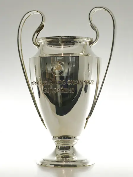 UEFA Bajnokok Ligája trófea. Fotó: David Flores / Wikimedia Commons