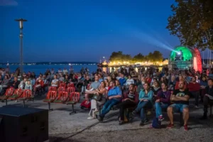 Veszprém-Balaton Filmpiknik, 2020. szeptember 4-én, Balatonfüreden. Fotó: Szabó Miklós