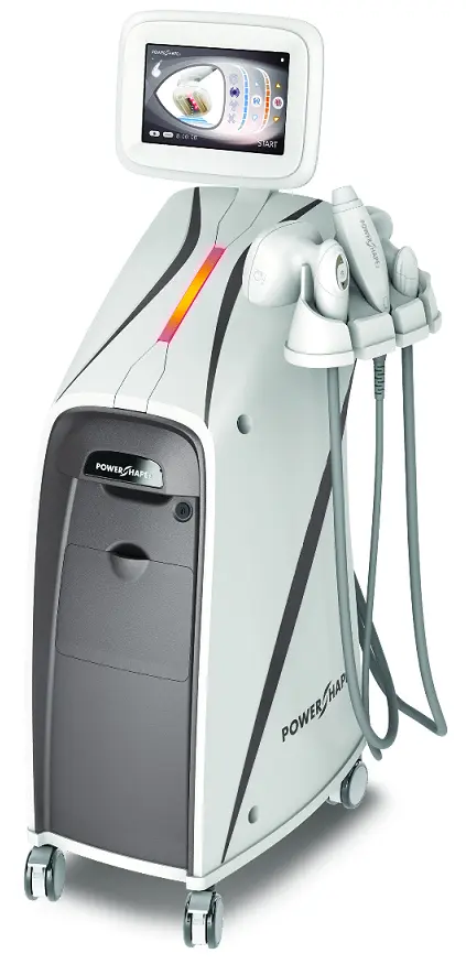 Power Shape 2: Egy integrált alakformáló és arcfiatalító rendszer, amely a legújabb technológiai fejlesztéseket ötvözi a kiváló kezelési eredmények érdekében. A rendszer egyedülállóan kombinálja a rádiófrekvenciát, a soft-lasert és a vákuum szívóhatását a kezelőfejeiben, hogy optimális eredményeket érjen el a bőr fiatalításában és az alakformálásban.