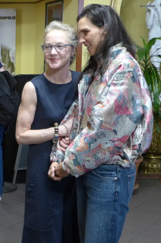 Für Anikó és Mayer Bernadette a Mommy Blue sajtóvetítésén, a Puskin moziban, 2026. szeptember 28-án