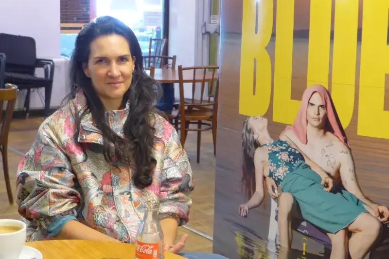 Mayer Bernadette Mayer Bernadette a Mommy Blue sajtóvetítésén, a Puskin moziban, 2026. szeptember 28-án